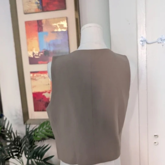 Aritzia Baboon Sun-dried Olive Deniro Vest - Picture 6 of 8